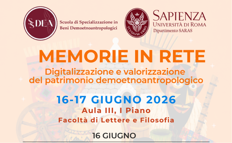 Memorie in rete. Digitalizzazione e valorizzazione del patrimonio demoetnoantropologico